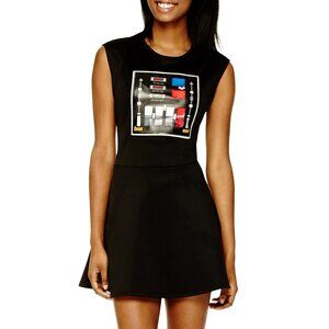 New! Star Wars Darth Vader Sleeveless Skater Dress